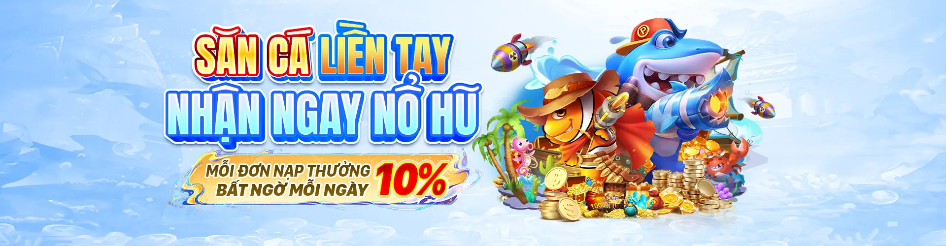 Hình ảnh chủ đạo game bắn cá ibet889 với đồ họa sống động và kho báu